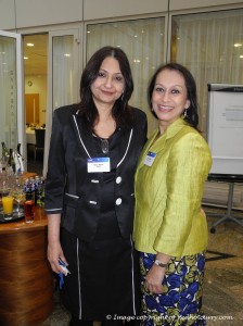 Nina Amin with Lopa Patel