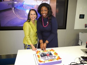 Lopa Patel with Anne Marie Imafidon