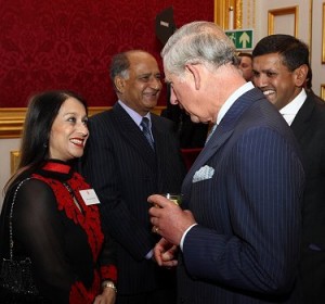 Lopa Patel is presented to HRH The Prince of Wales