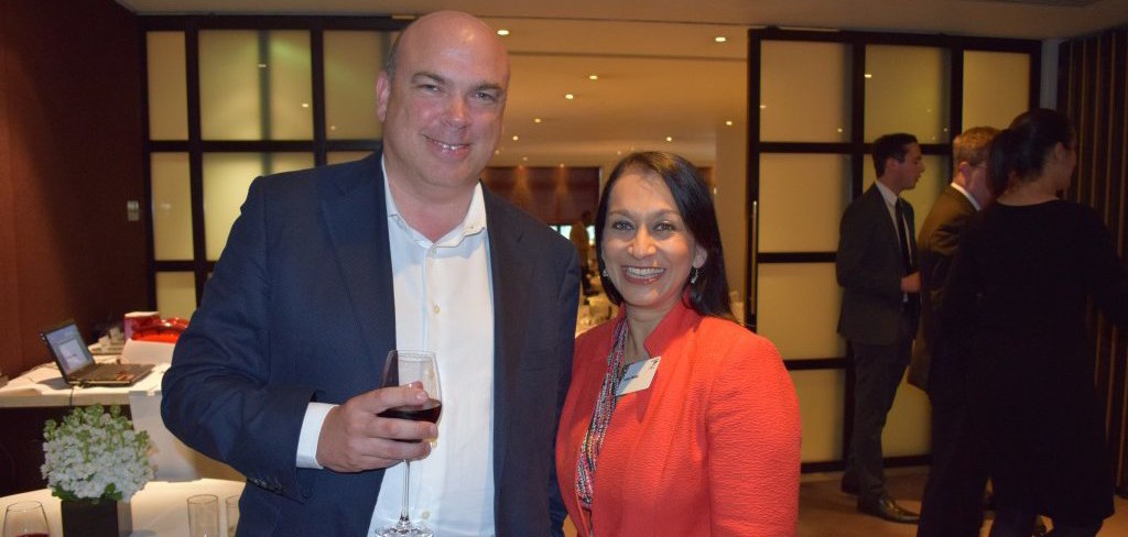 Dr Mike Lynch OBE and Lopa Patel MBE