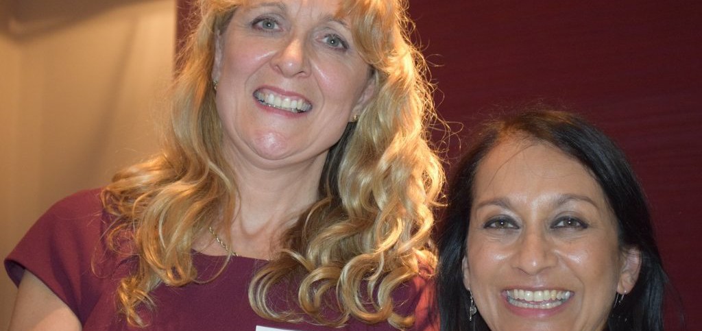 Professor Averil MacDonald with Lopa Patel
