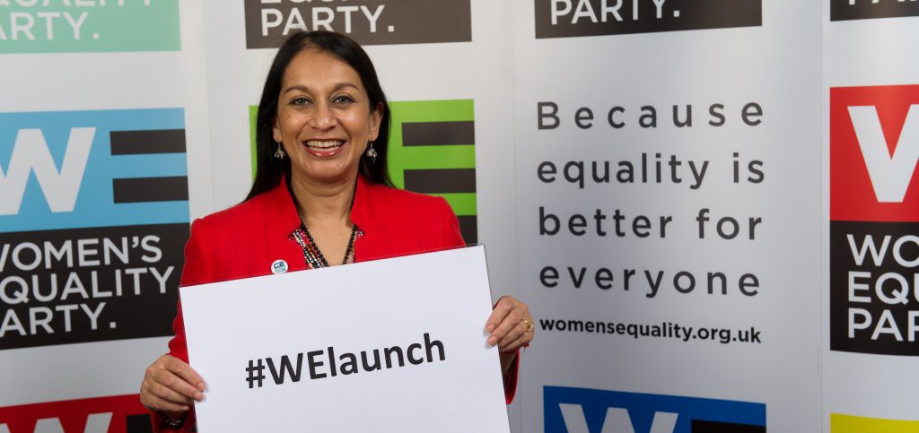 Lopa Patel at the Women's Equality Party launch. Image by Charlotte Barnes.