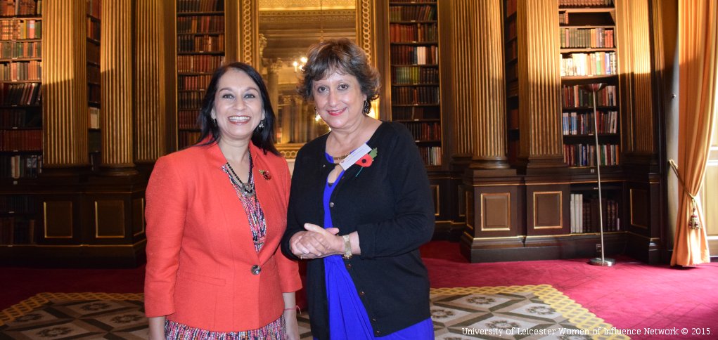 Lopa Patel with Yasmin Alibhai-Brown