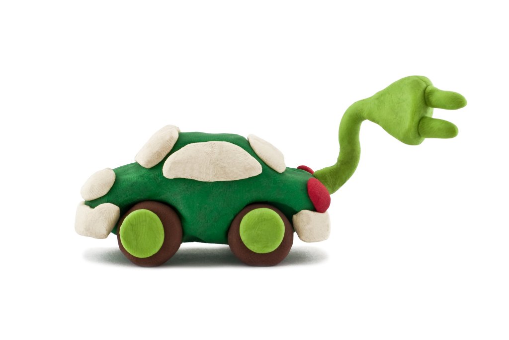 Model electric car made out of plasticine - Image from iStockPhoto Getty Images