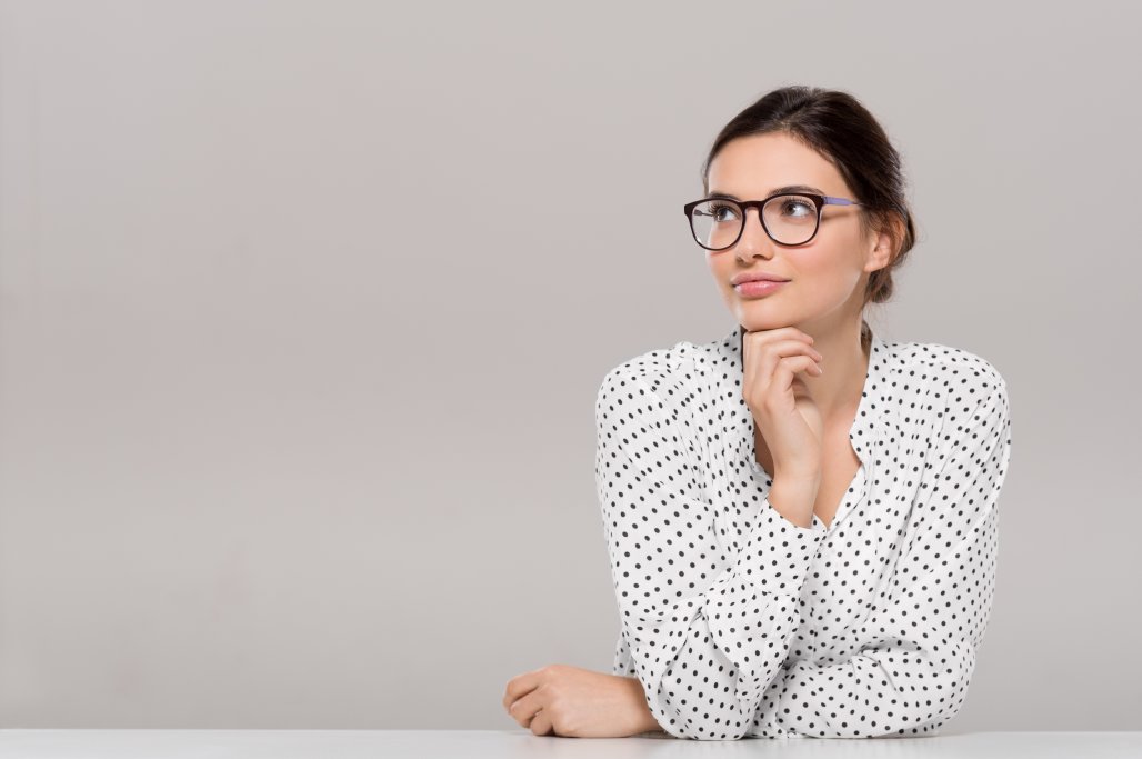 Young woman thinking - Image copyright of iStockPhoto Getty Images