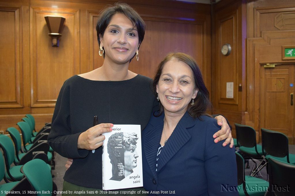 Lopa Patel MBE with Angela Saini
