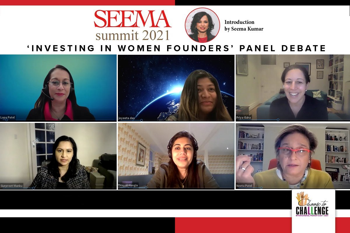 Seema IWD Summit 2021 ‘Investing in Women Founders’