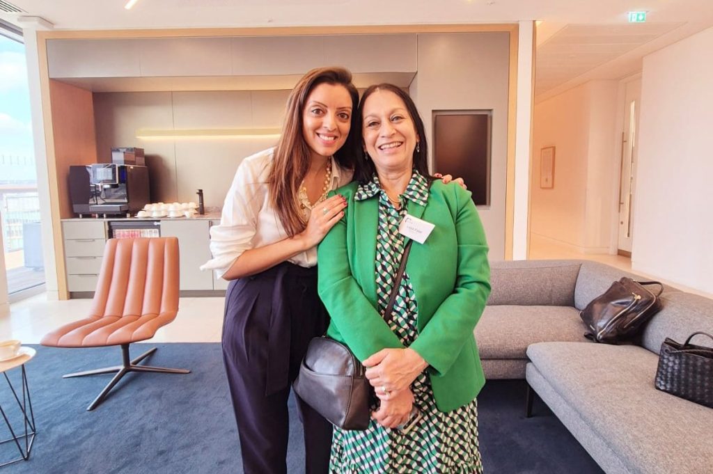Lopa Patel MBE with Aekta Patel who launched the DBT VCU Female Founders initiative on 17 September 2024.