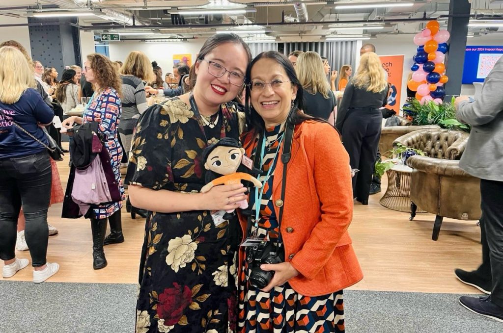 Alice Huang and Lopa Patel MBE at the launch of the Tech She Can Impact Report 2024.