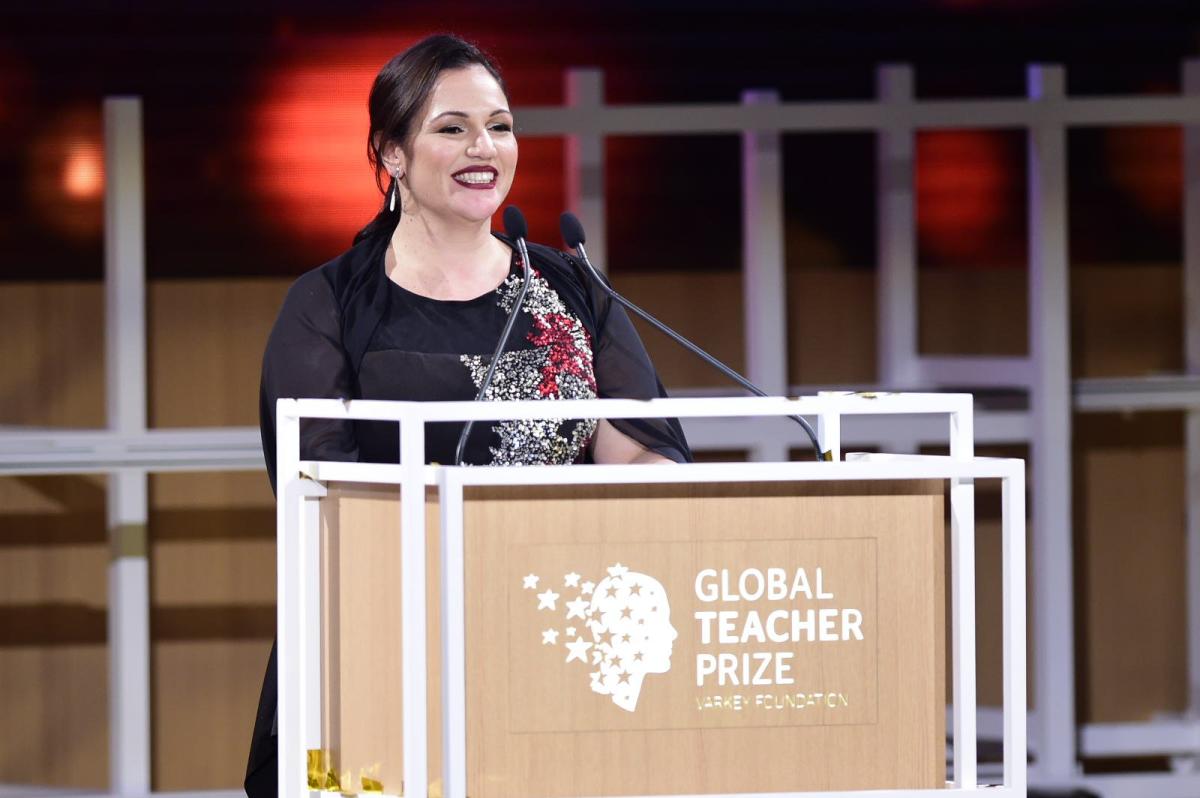 Andria Zafirakou is named the Global Teacher Prize winner 2018