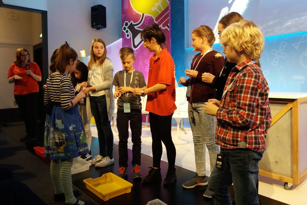 Young Imagineers finalists build rockets with Science Museum explainers